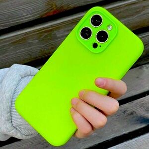 IPHONE 16 PRO MAX- Rubber Phone Case- NEON GREEN